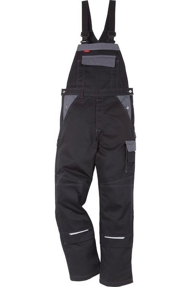 KansasIconTwoLatzhose1009LUXESchwarzGrau-C62