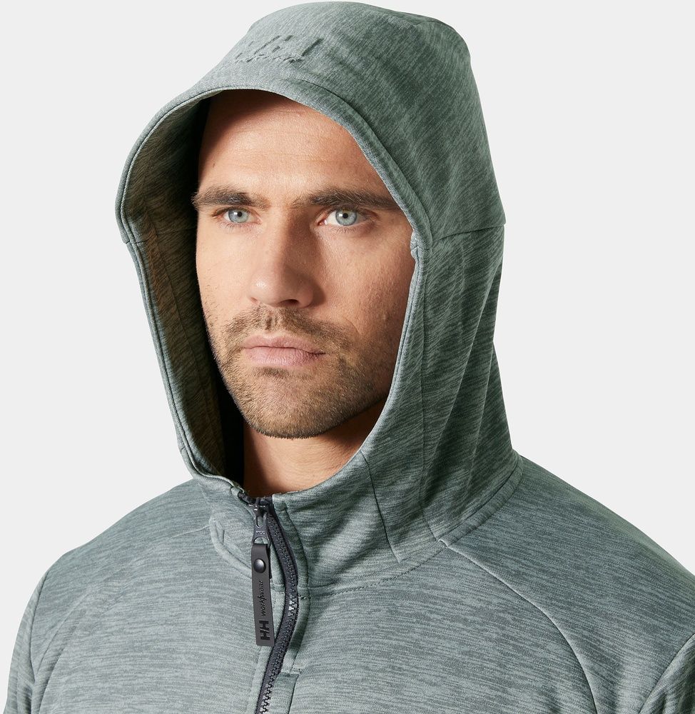 HellyHansenHoodieTechHoodedMidlayer79232GreyMelange-XS