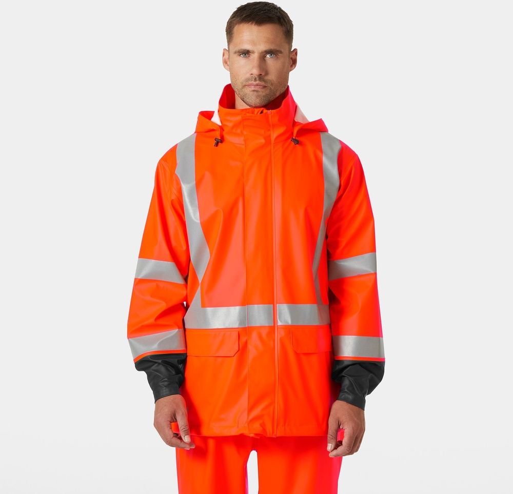 HellyHansenRegenjackeAddvisRainJacket70155OrangeEbony-S