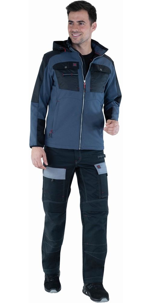 LafontSoftshelljackePlaster2WSFUPCharcoalBlack-XXL