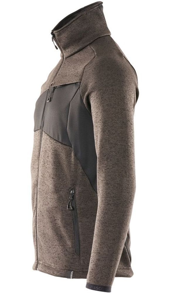 MascotStrickpullovermitReiverschlussAccelerate18105-951DunkelanthrazitSchwarz-XXL