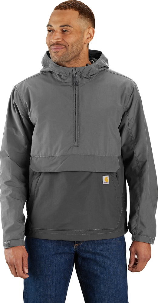 CarharttJackeLightweightPackableAnorak105749SteelGravel-M
