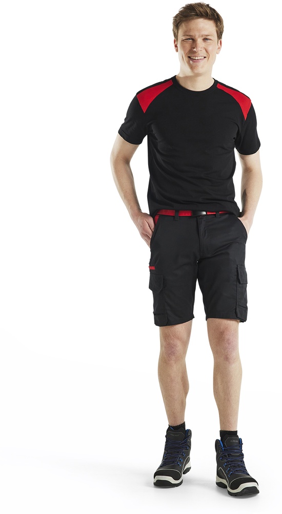 BlklderArbeitsshortsIndustrieShortsStretch14461832SchwarzRot-C44