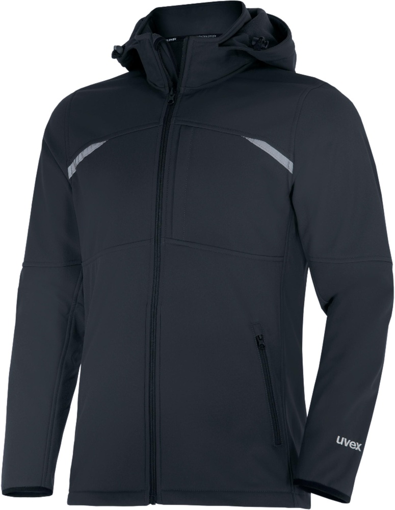 UvexSoftshelljackeSuxxeedCraft88827SchwarzGraphit-XS