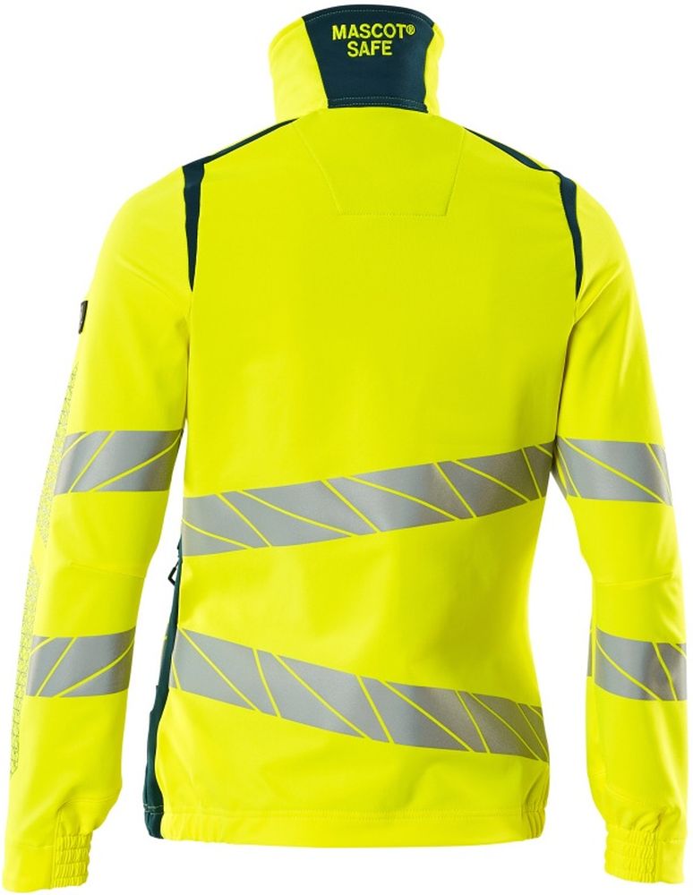 MascotDamenJackeAccelerateSafe19008-511Hi-visGelbDunkelpetroleum-XXL
