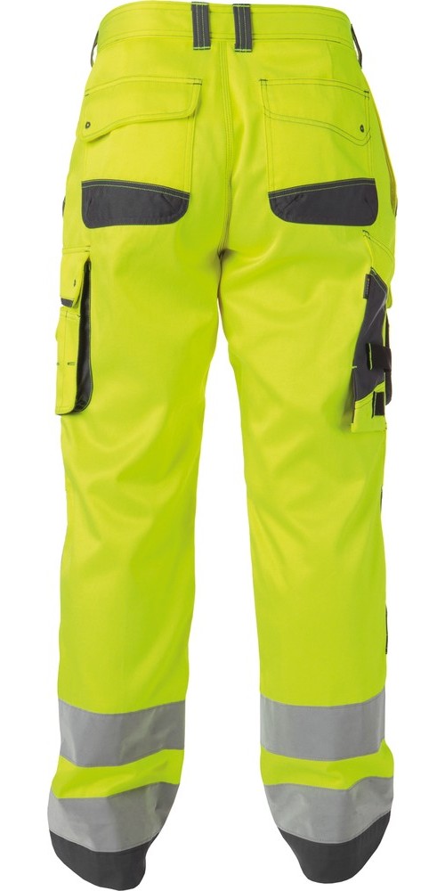 DassyWarnschutzhosemitKniepolstertaschenChicagoPESCO74NeongelbZementgrau