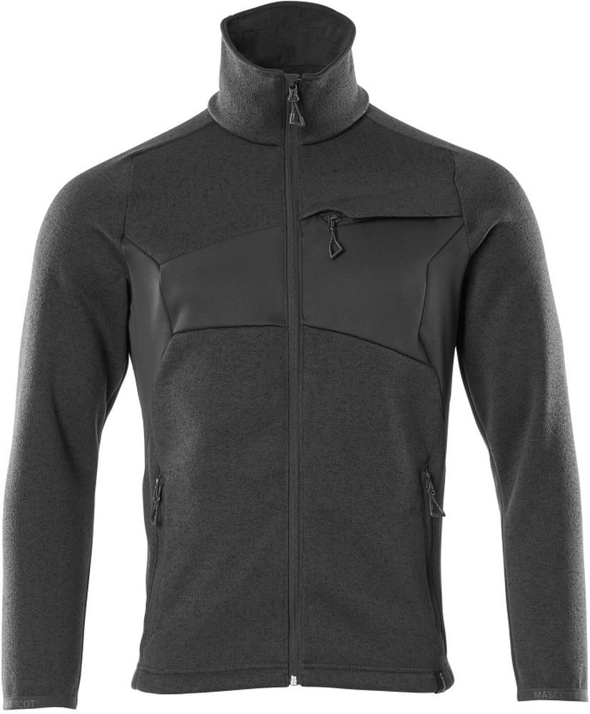 MascotStrickpullovermitReiverschlussAccelerate18105-951Schwarz-XXL