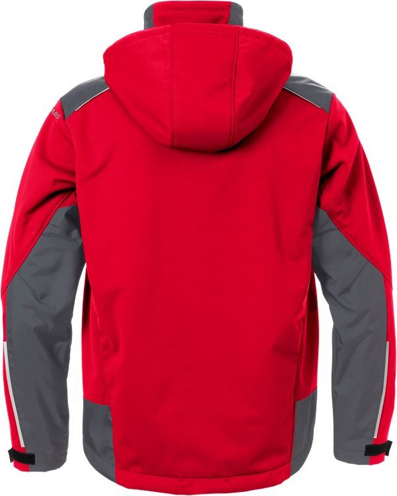 FristadsSoftshell-Winterjacke4060CFJRotGrau