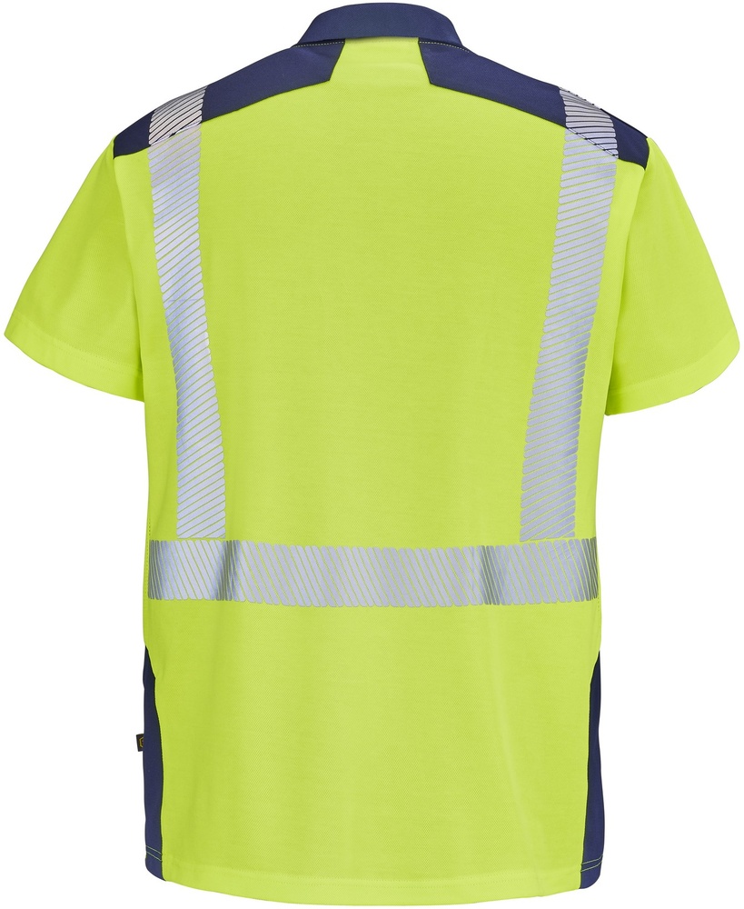 CepovettKurzarm-PoloshirtFluoSafeXp9T86FluoYellowNavy-S