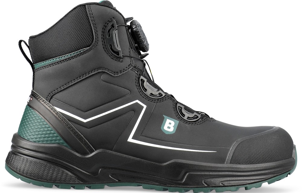 BrynjeSicherhetisstiefelGreenWayLowBootSchwarz
