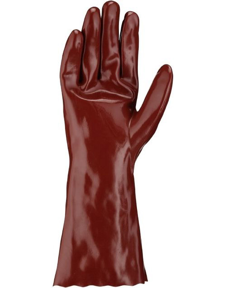 teXXorToplineChemikalienschutz-HandschuhePvcRotbraun12Paar2111