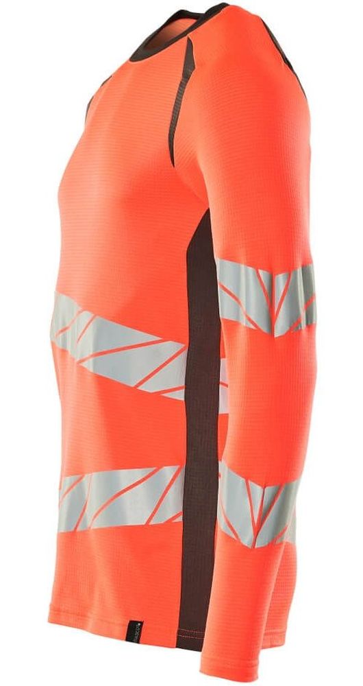 MascotT-ShirtLangarmAccelerateSafe19081-771Hi-visRotDunkelanthrazit-XXL