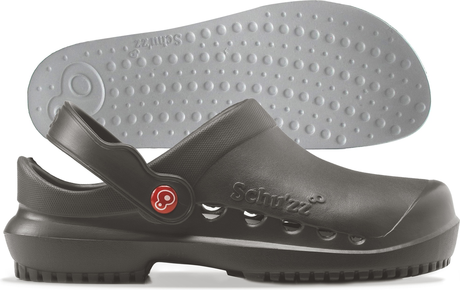 SchuzzSchuzzDamenClogBerufsschuhePROTECFemmeuniNoiranthraciteGrisSchwarz-36