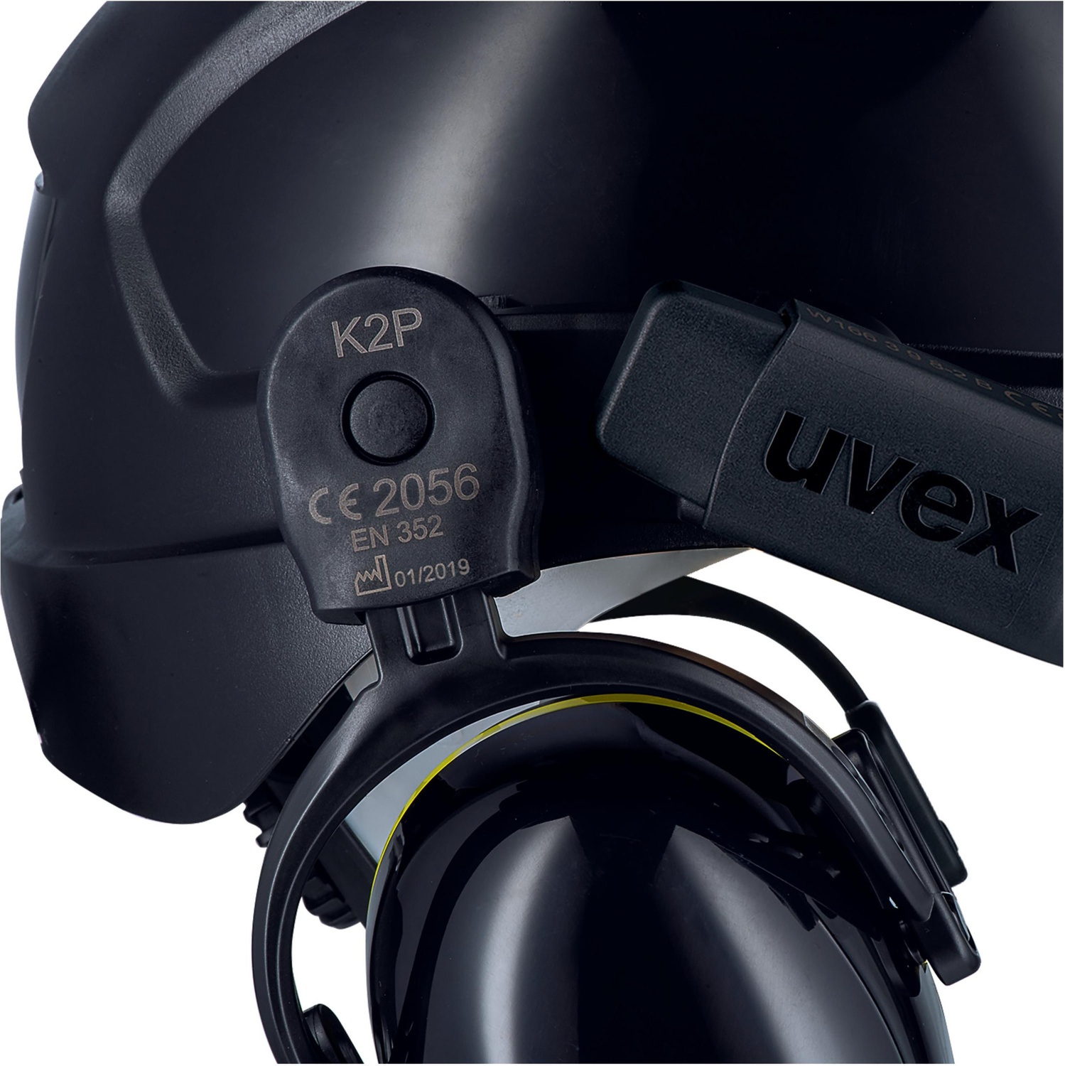 UvexKapselgehrschutzPheosK2P2600215SchwarzGelbSnr30Db25021-L