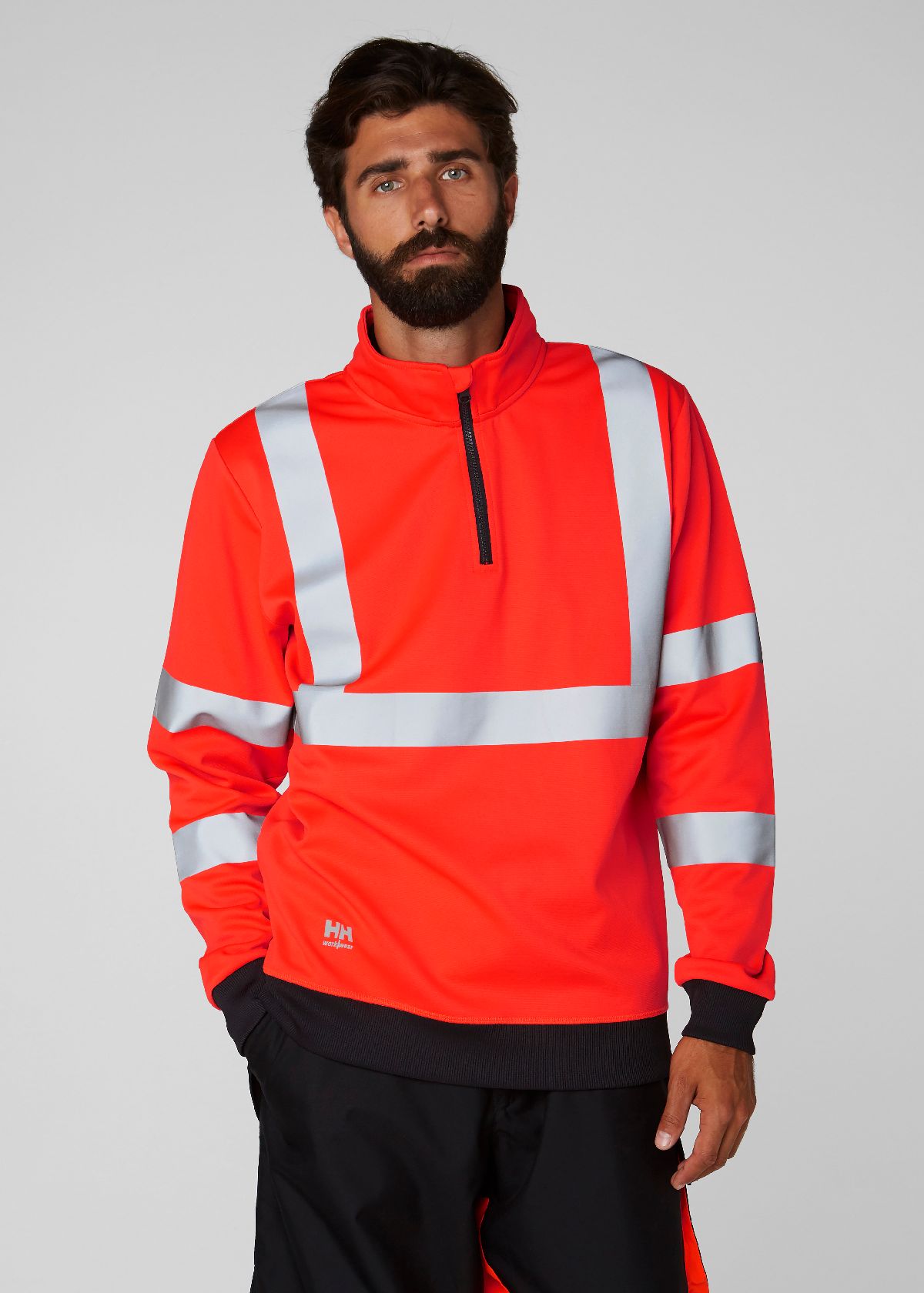 HellyHansenHoodieSweatshirt79096AddvisHalfZipSweatershirt160Red
