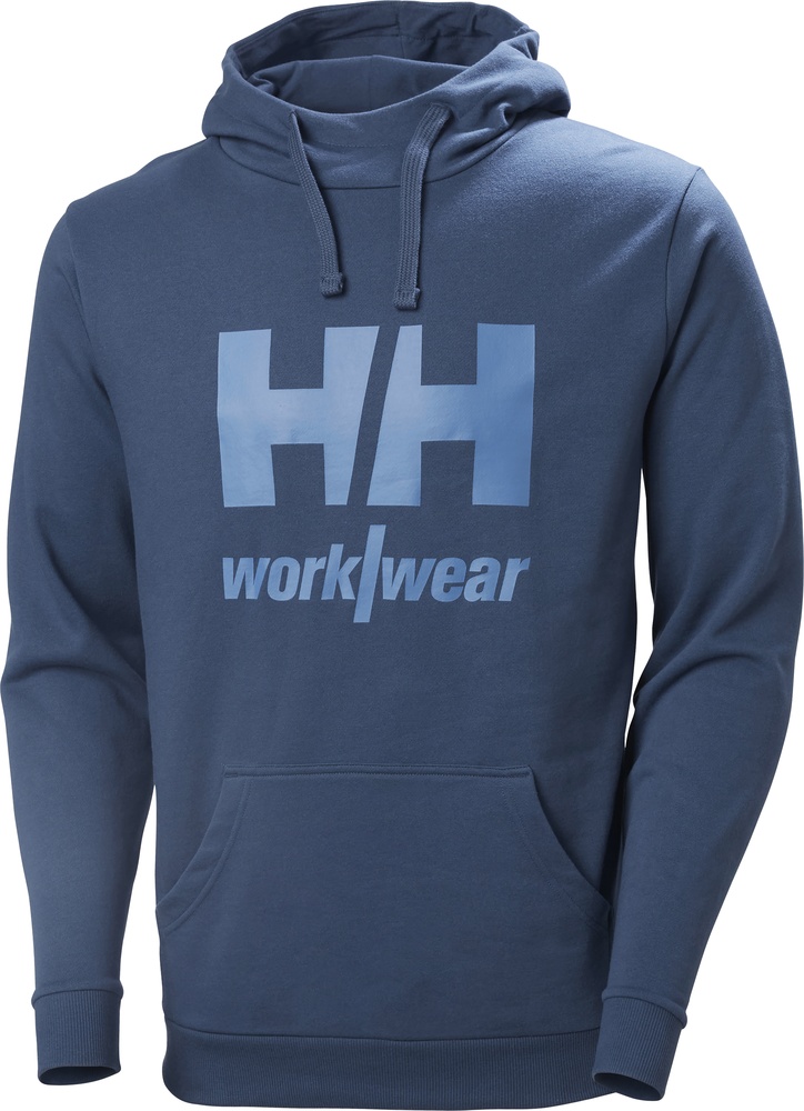 HellyHansenHoodieClassicLogo79284570DeepSteelMelange-XS