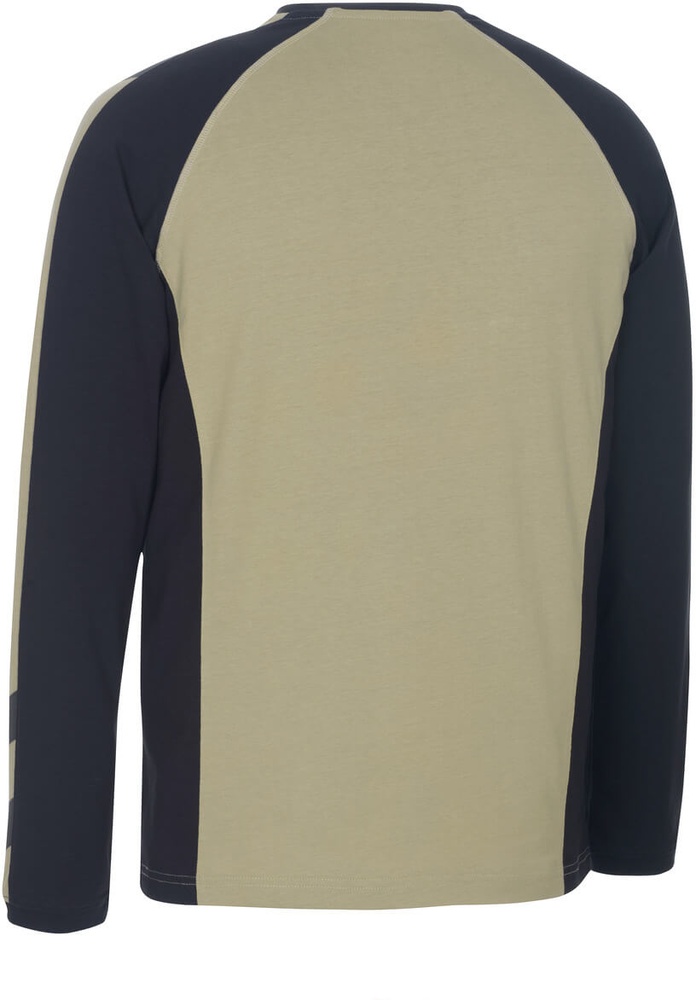 MascotT-ShirtLangarmBielefeldUnique50568-959HellkhakiSchwarz-XXL