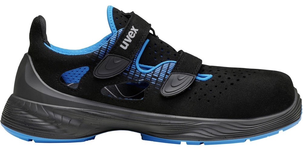 UvexSicherheitsschuhSandale6848SchwarzBlauPu