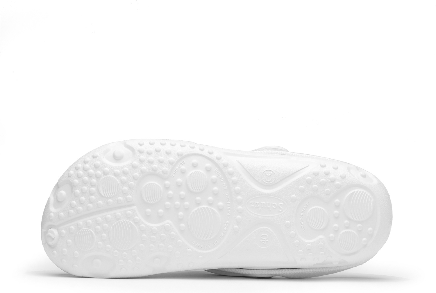 SchuzzSchuzzDamenClogBadeschuhePolaireFemmeUniBlancWei-41