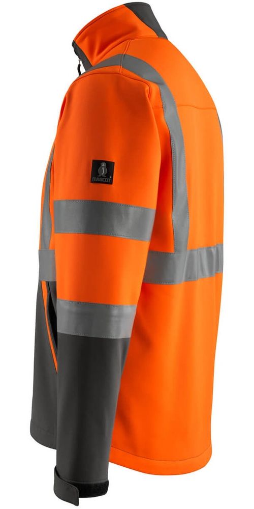 MascotSoftshellJackeKiamaSafeLight15902-253Hi-visOrangeDunkelanthrazit-XXL
