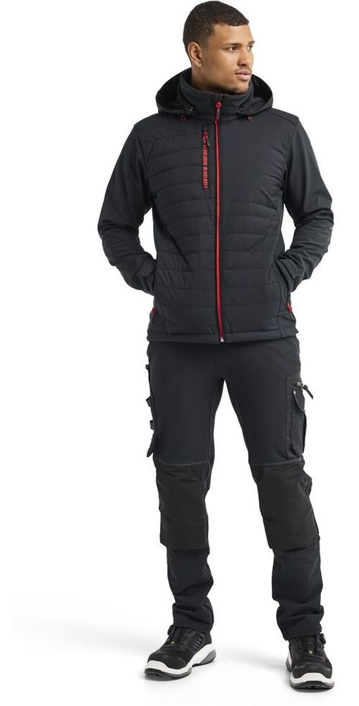 BlklderArbeitsjackeHybridJacke47432513SchwarzRot-4XL
