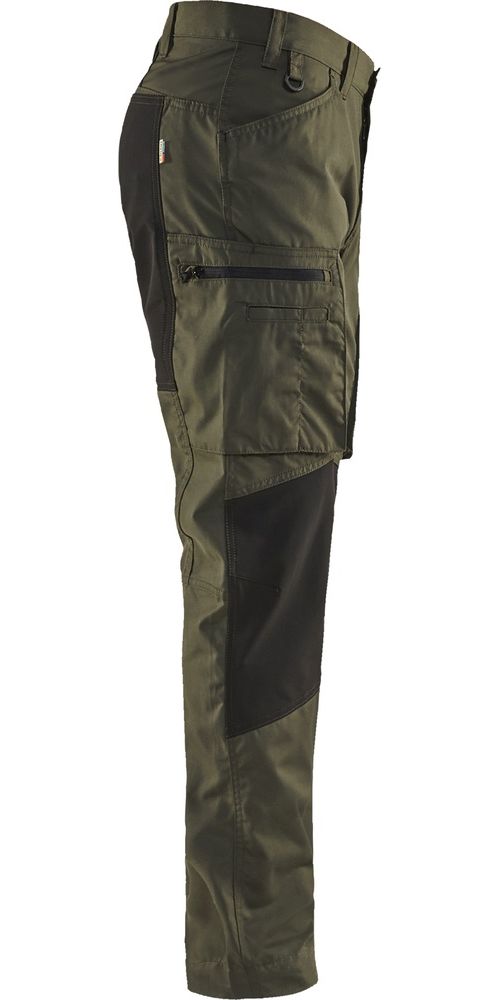 BlklderArbeitshoseServiceStretch14591845DunkelOlivgrnSchwarz-C44