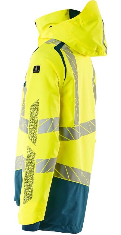 MascotHardShellJackeAccelerateSafe19301-231Hi-visGelbDunkelpetroleum-XXL