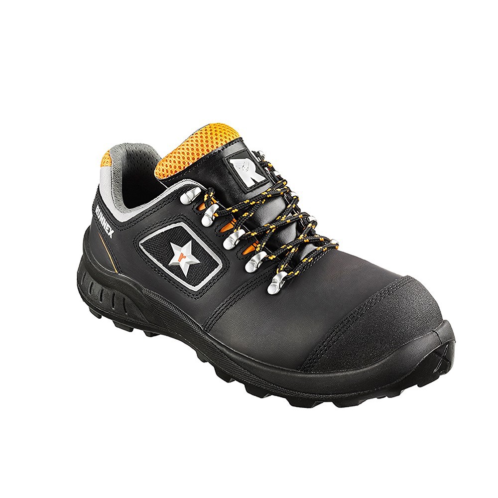 RUNNEXS3-SicherheitshalbschuhTeamStarSchwarzOrange RUNNEXS3-SicherheitshalbschuhTeamStarSchwarzOrange