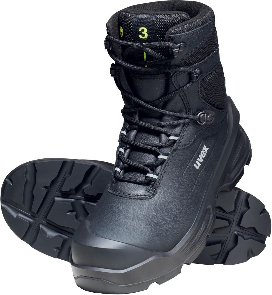 UvexSicherheitsschuhStiefel3SicherheitsstiefelS3LSR68771Schwarz-46Weite10
