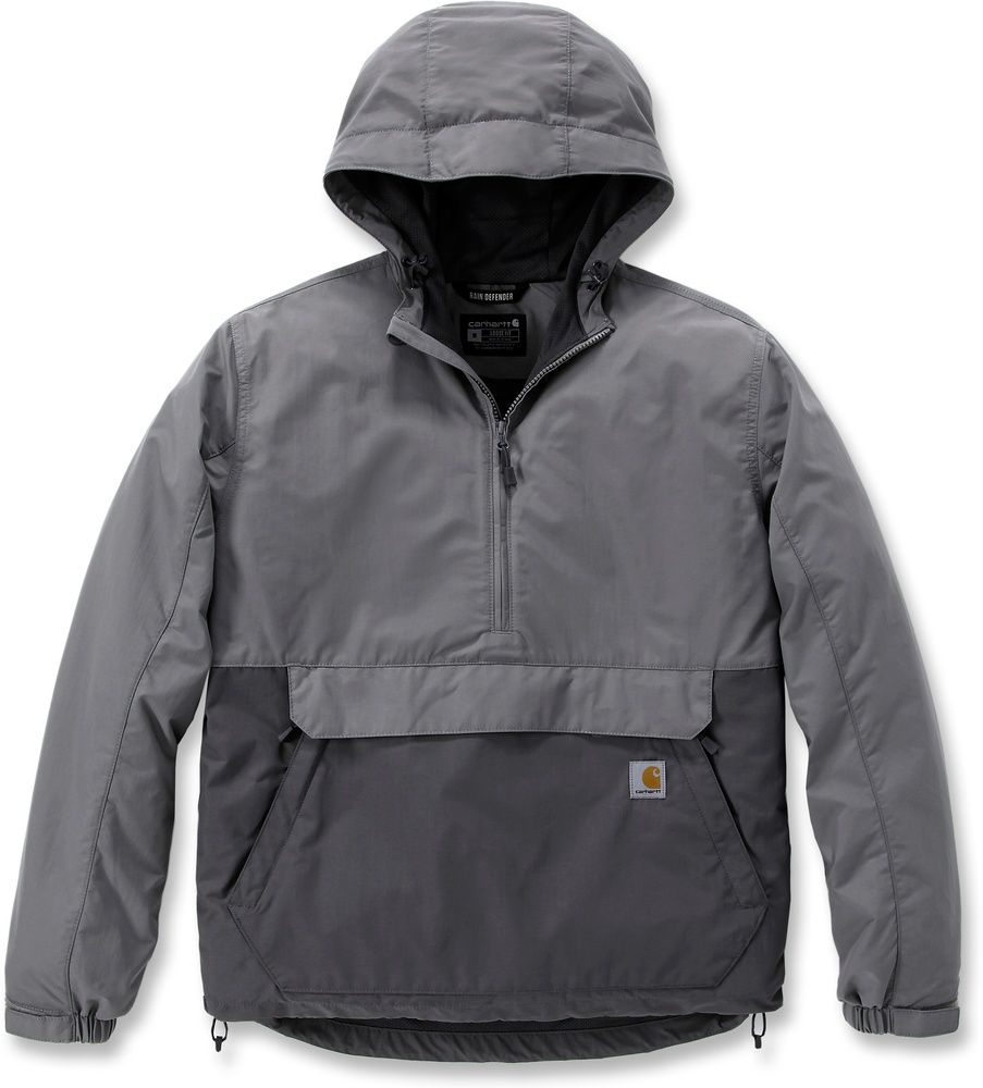 CarharttJackeLightweightPackableAnorak105749SteelGravel-M