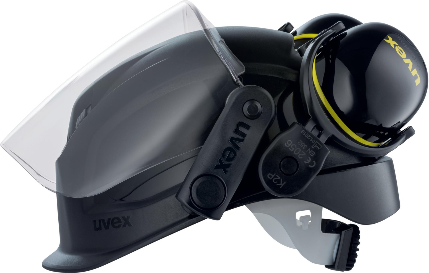 UvexKapselgehrschutzPheosK2P2600214SchwarzGelbSnr30Db25021-L