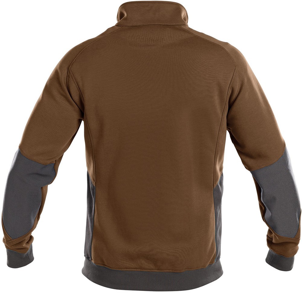 DassySweatshirtVeloxCOPES86LehmbraunAnthrazitgrau-4XL
