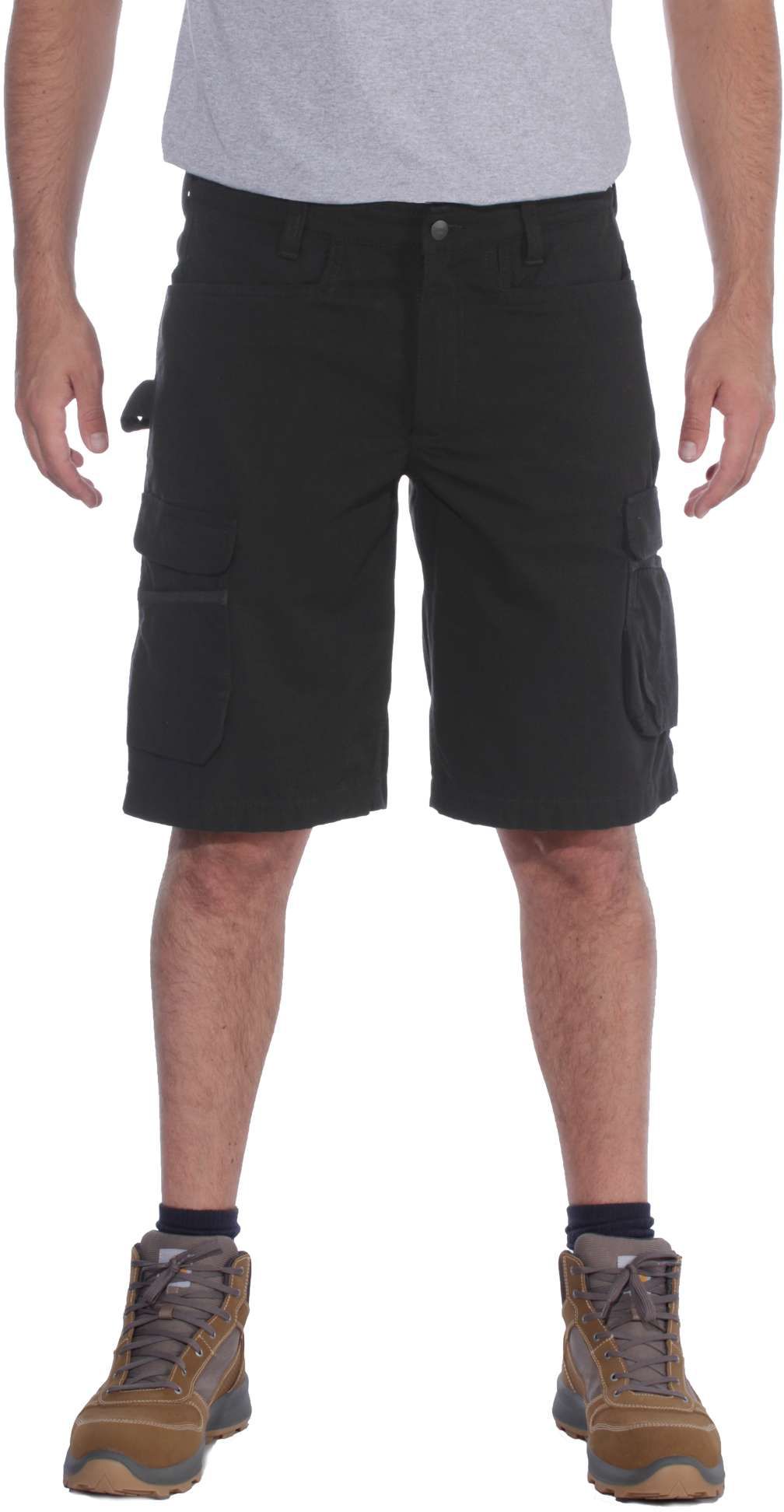 CarharttHerrenShortsSteelMultipocketShortBlack CarharttHerrenShortsSteelMultipocketShortBlack
