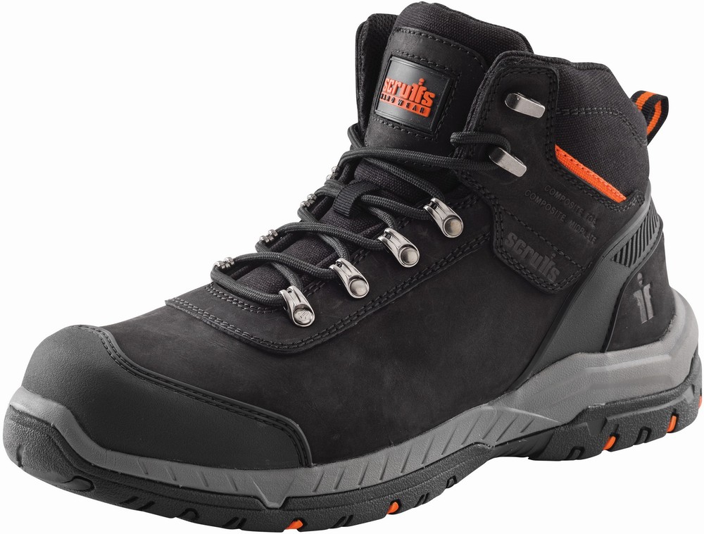 ScruffsSicherheitsschuheSicherheitsstiefelSabatan-Schwarz