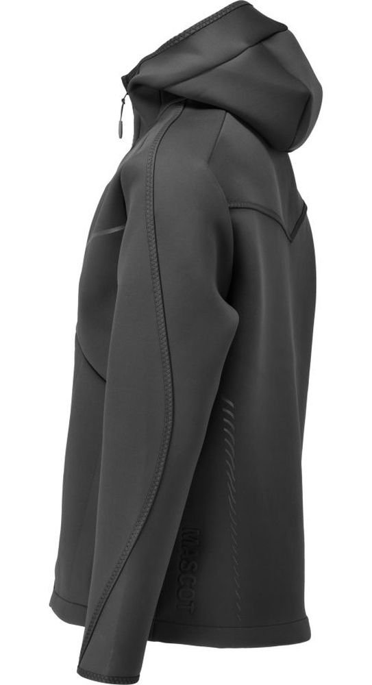 MascotSoftshellJackemitKapuzeCustomized22086-662Schwarz-XXL