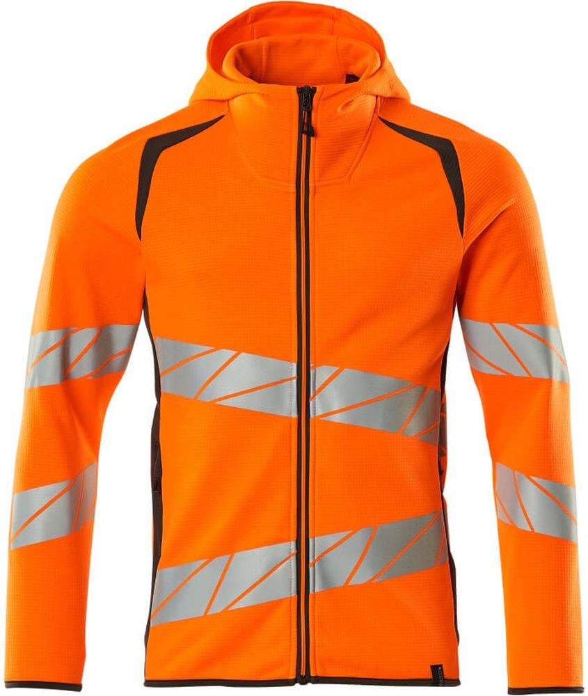 MascotKapuzensweatshirtmitReiverschlussAccelerateSafe19284-781Hi-visOrangeDunkelanthrazit-XXL