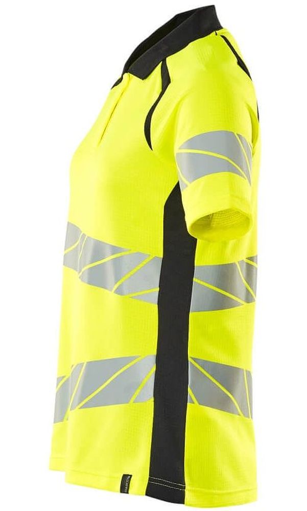 MascotDamenPolo-ShirtAccelerateSafe19093-771Hi-visGelbSchwarzblau-XXL
