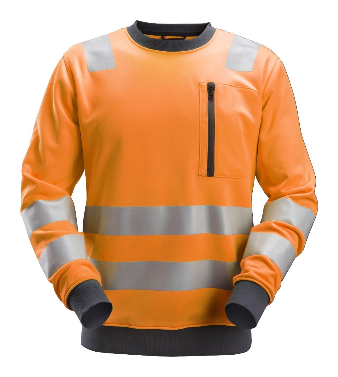 SnickersAllroundWorkHi-VisSweatshirtKl23EN20471High-VisOrange