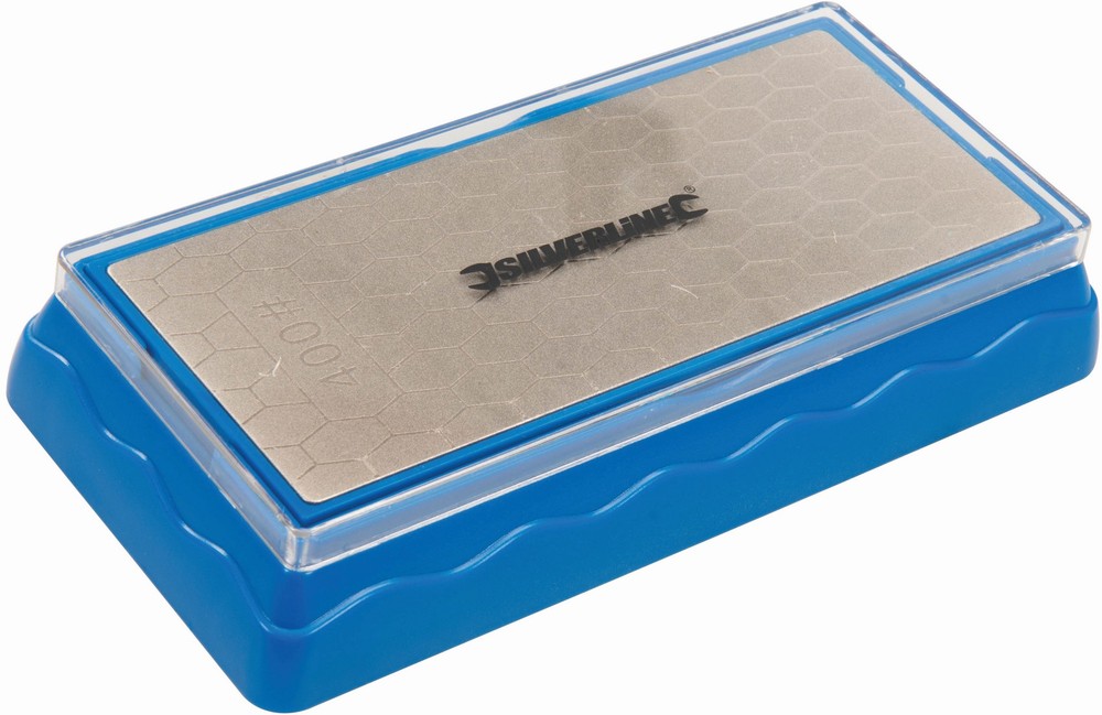 SilverlineHolzbearbeitungs-ZubehrDoppelseitigerDiamant-Schleifstein400er-bzw1000er-Krnung