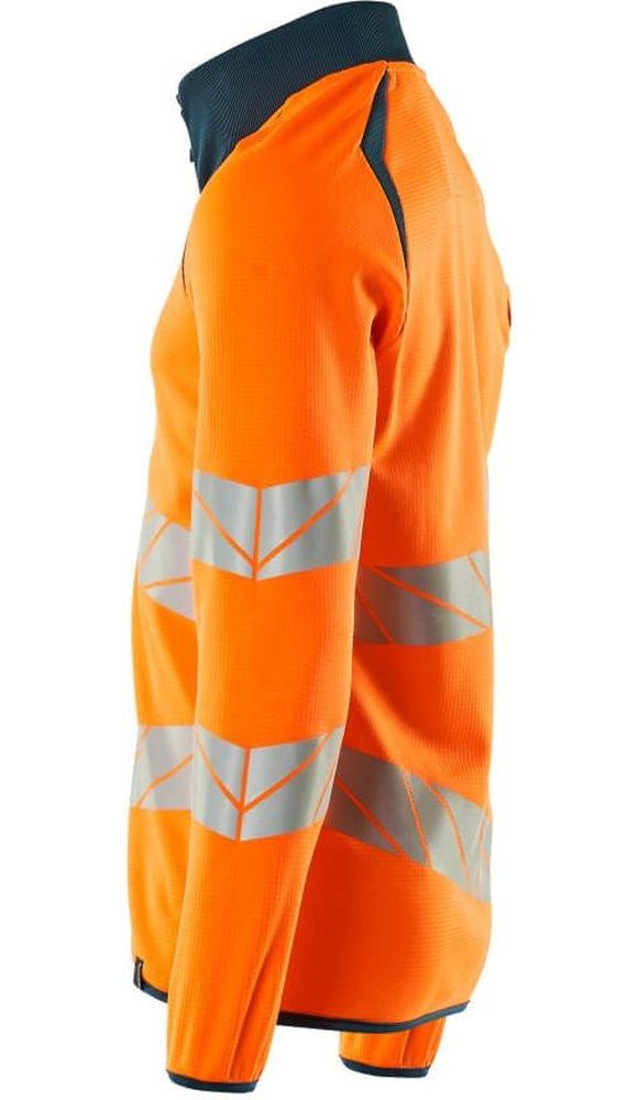MascotSweatshirtmitReiverschlussAccelerateSafe19184-781Hi-visOrangeDunkelpetroleum-XXL