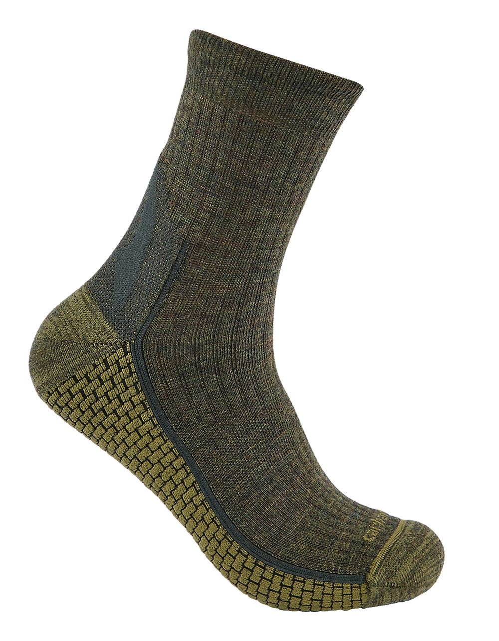 CarharttSockenSyntheticWoolShortCrewSockOlive