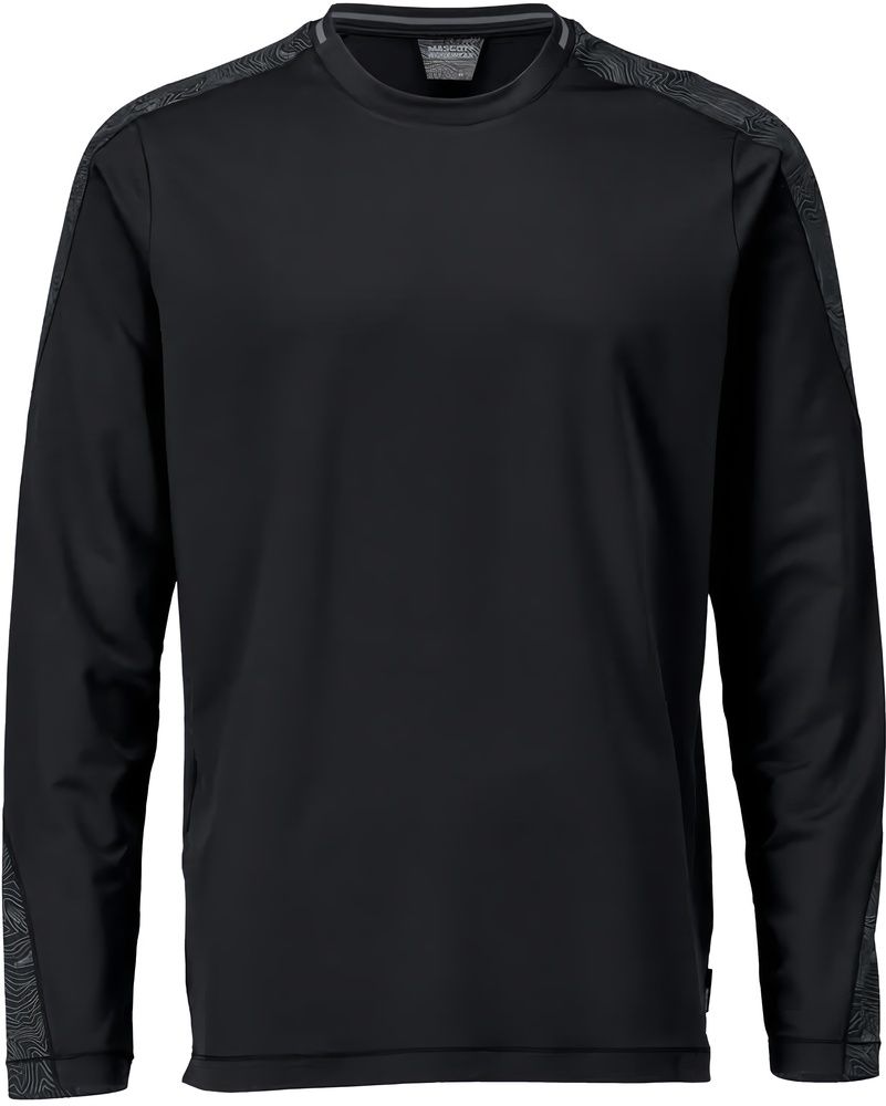 MascotT-ShirtLangarmCustomized22481-618Schwarz-XXL