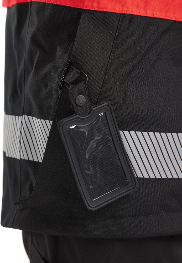 BlklderArbeitsjackeHighVisShellJacke44201977SchwarzHighRot-4XL