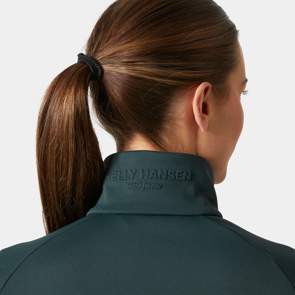 HellyHansenDamenFleecejackeWTechMidlayer72381DarkestSpruce-XS