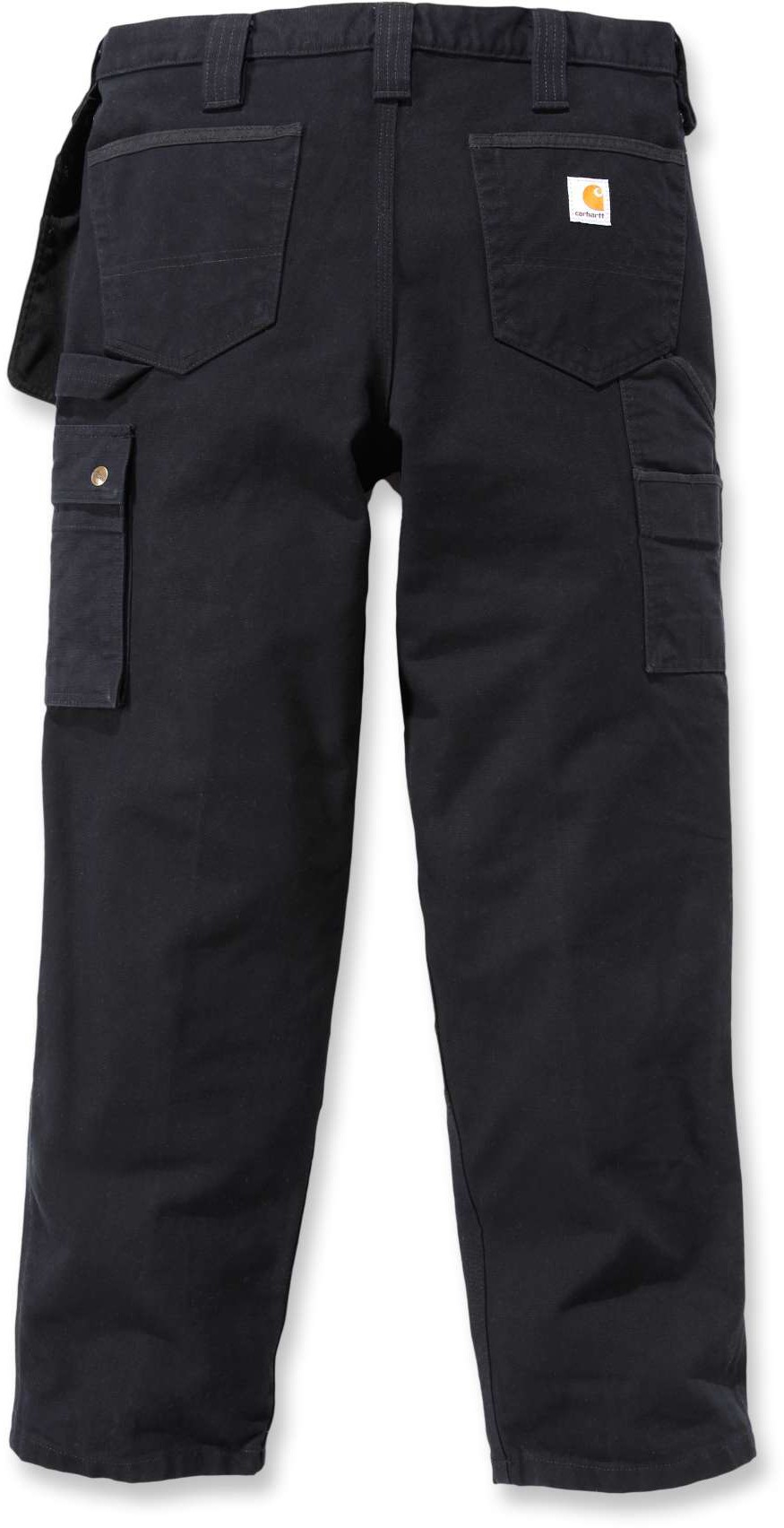 CarharttHerrenHoseWashedDuckMultipocketPantBlack