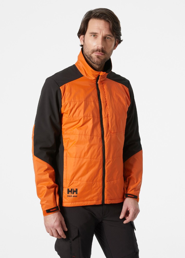 HellyHansenArbeitsjackeKensingtonInsulatedJacketDarkOrangeBlack-XS