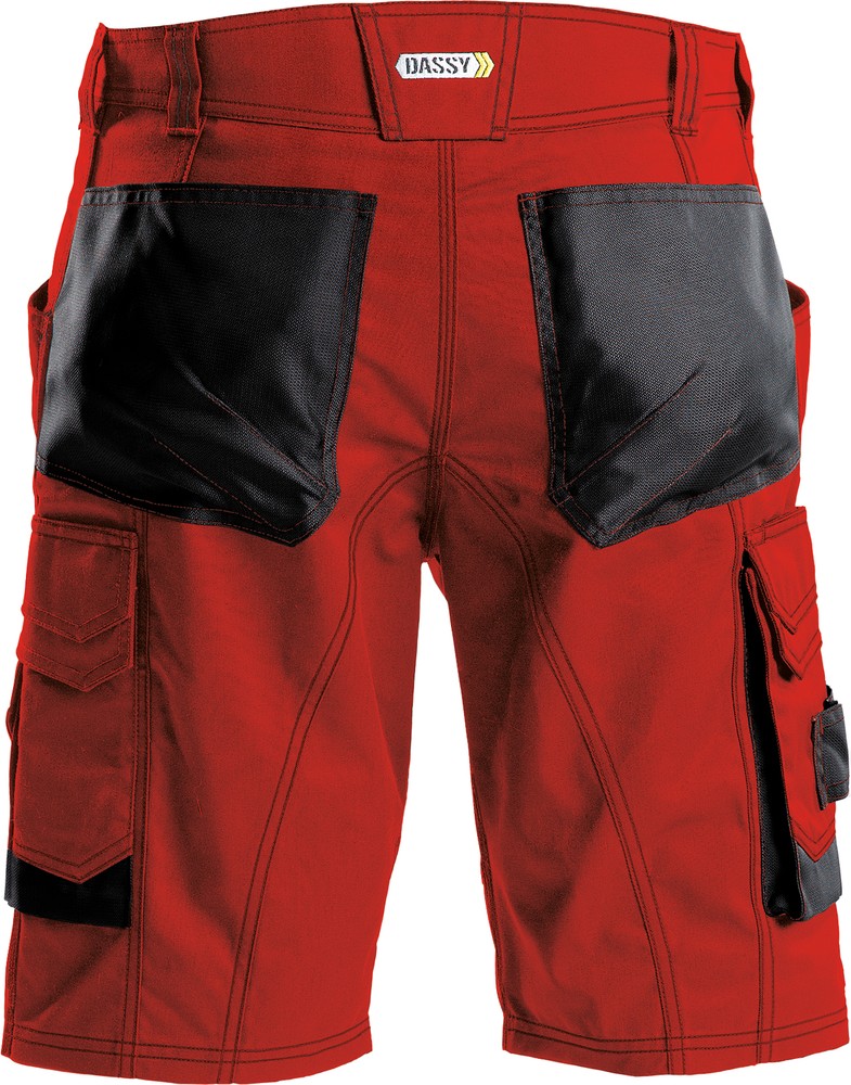 DassyArbeitsshortsCosmicPESCO63RotSchwarz
