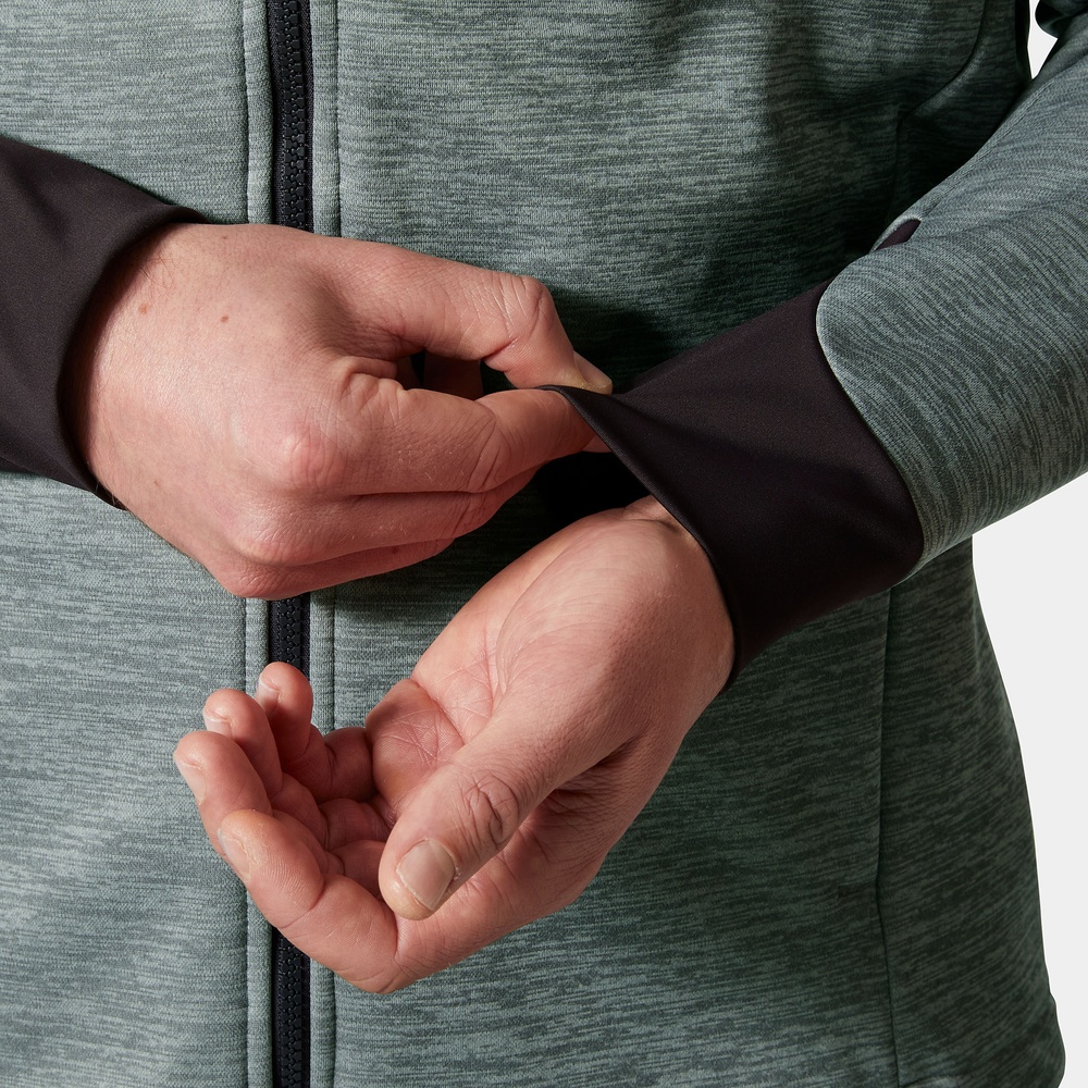 HellyHansenHoodieTechHoodedMidlayer79232GreyMelange-XS