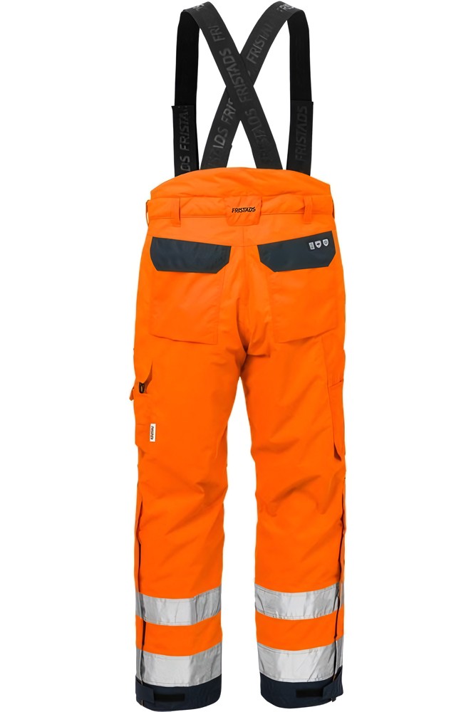 FristadsWarnschutz-HoseHighVisAirtechWinterhoseKl22035GTTWarnschutz-OrangeMarine-XS