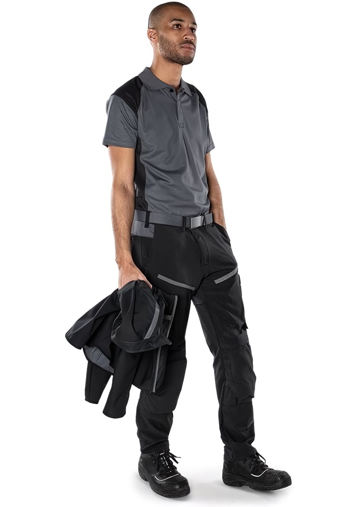 FristadsStretch-Hose2653LWSSchwarzGrau-C42